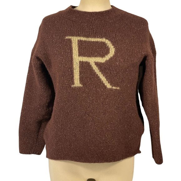 Universal Studios Warner Bros Harry Potter Ron Weasley Scottish Wool R Sweater M - Picture 1 of 12